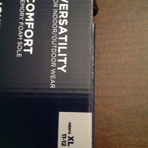 Haggar Men's Felt(Polyester) Gray Clog Slippers Size: XL(11-12) New in Box - Picture 6 of 6